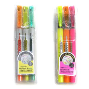 모나미 ESSENTI 브라이트 형광펜 3색세트