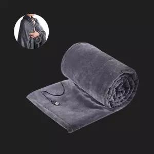 MIFAN 휴대용 극세사 전기 담요 USB 발열 담요 무릎 어깨 숄 망토담요