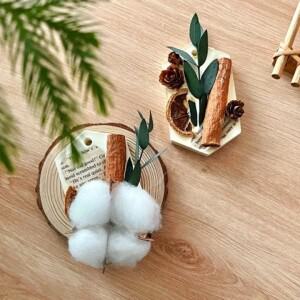 솝앤푸 시나몬목화석고방향제만들기 DIY키트