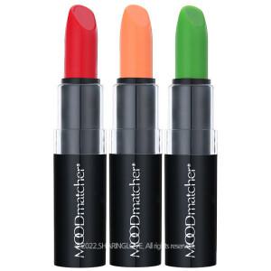 무드매쳐 컬러 체인지 반전 립스틱 3종 레드+오렌지+그린