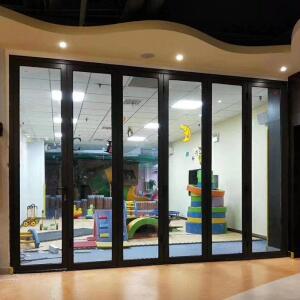 폴딩도어 셀프설치 시공 미닫이문 베란다 셔터 카페 상가 접이문