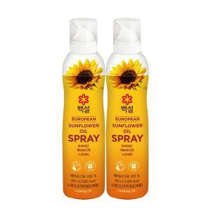 [CJ제일제당][CJ]백설 유러피안 해바라기유 스프레이 200ml x2개[34977481]