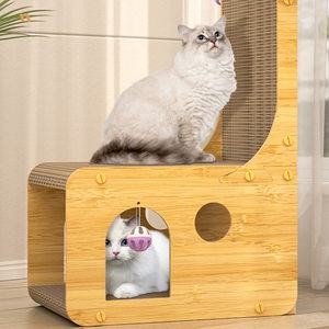 개과천선 어몽드 체어링 고양이 스크래쳐 하우스 침대 발톱관리 스트레스 해소 숨숨집