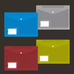 똑딱이 파일 명함 L자 화일 A4 정리 악보 케이스 클리어 포켓 파우치 서류 부동산계약서