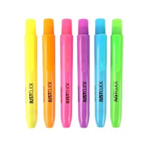 저스트클릭 형광펜 M2 노랑색 12개 형광마카