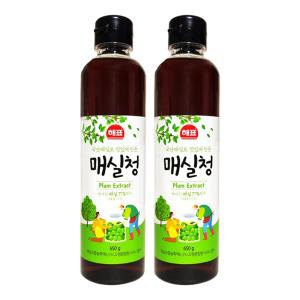 해표 국산 매실로 맛있게 만든 매실청 650g x 2개