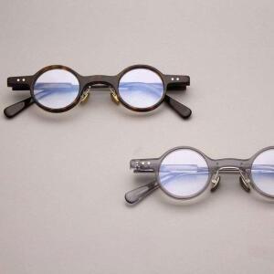 동그란 안경테 김구안경 뿔테 동글이 원형 알작은 둥근