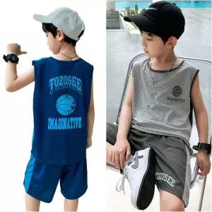 남아 주니어 여름 바스켓 시원한 트레이닝 상하