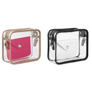 투명 포켓 크로스백 이중 분리 수납 간편 보관 착용 심플 여자 포인트 10대 클러치 핸드