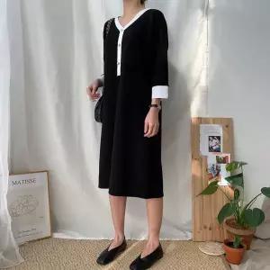 [나야홍]빅사이즈 502 화이트펄단추원피스 DBS9638_P387052307