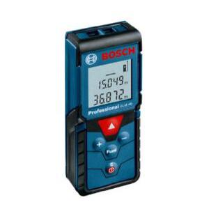 보쉬 소형 레이저 디지털 줄자 거리측정기 GLM-40 면적 길이 부피 체적 연속 측정기