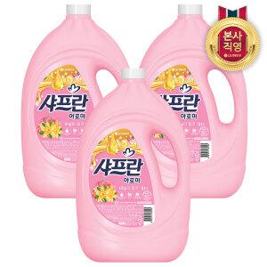 샤프란 아로마 바닐라 핑크 용기 3.1L 3개