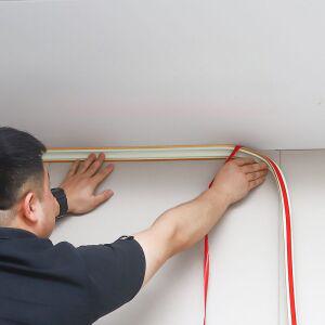 욕실천장몰딩 pvc 코너 라인 자체 접착 마감재 장식 방수 화장실 인테리어