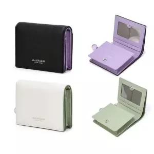 갤러리아 JAWA5E921/JAWA5E922 질스튜어트 [아크릴볼] 로고배색 소가죽 반지갑