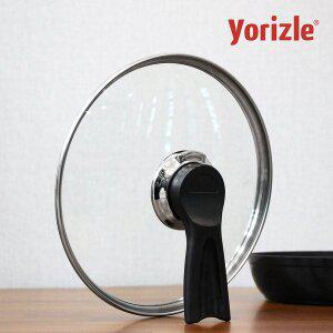 [요리즐]국산손잡이 넘침방지 냄비 프라이팬 스탠드형 내열 강화유리뚜껑 20cm 26cm 28cm