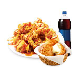 [처갓집]트러플슈프림양념치킨+치킨치즈볼3개+콜라1.2