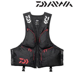 [다이와]KDF-6324 블랙 레드 프리 구명조끼