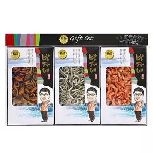 [셀러허브 패션][JHQRW97X_52EO]건홍합 볶음멸치 두절새우 3종