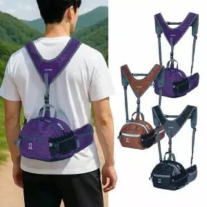 [하프클럽/콜핑]콜핑 공용 사계절 사이드 메쉬 포켓 버클 등산 가방 KSC340WB7U