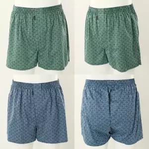 갤러리아 이월상품 프리미엄 블랙라벨 100수 주자면 세련된 기하 나염 트렁