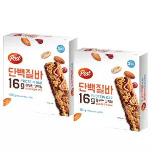 포스트 단백질바 3개입 X 2개 프로틴바 에너지 과자 견과류