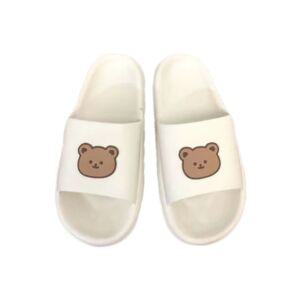 곰돌이 여자 실내슬리퍼 쿠션 EVA 미끄럼방지 거실 사무실 여성 실내화 층간소음 슬리퍼