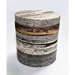 유골함 한지유골함 원방함(나뭇결) 자연장 수목장