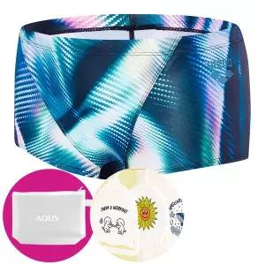 [아레나]세계수영연맹 인증 아레나 남성 수영복 퀀텀 선수 숏사각 A5SM1CQ04 MLT 가방 수모행거 증정