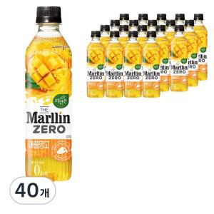 자연은 더말린 음료수 당충전 제로 애플망고 500ml 40개
