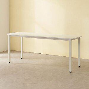 [필웰]DK9956 스틸프레임 라운드 심플 책상1800x800-DVX