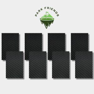 파크 프 골프채 세이버 필름 8매 12X8CM 취미 채보호 스크래치보호 카본 체보호