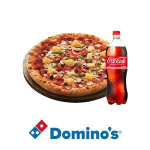[도미노피자] (오리지널)슈퍼슈프림M + 콜라1.25L