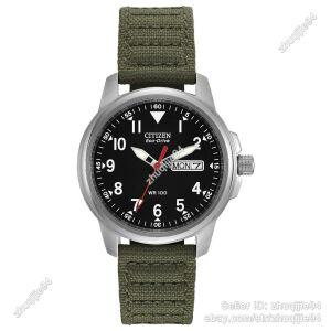 시티즌 Citizen [세금포함] [정품] Eco-Drive Men 시계 - BM8180-03E Garrison Field 올리브 그린 방수 명