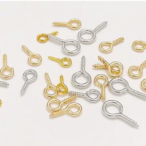 피스 원형고리 100P 나사못 9핀 구핀 키링부자재