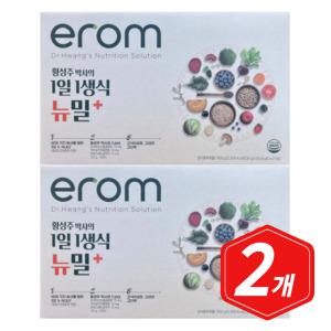 고단백 식이섬유 이롬 황성주 1일1생식 뉴밀 플러스 21포/ 2개 팔라티노스 아연 유산균 차가버섯