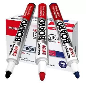 롱 보드마카 1타스 대용량 보드펜/수성/보드/마카/컬러/칠판/검정/게시판/단색/레드/문구용/보드부드러운