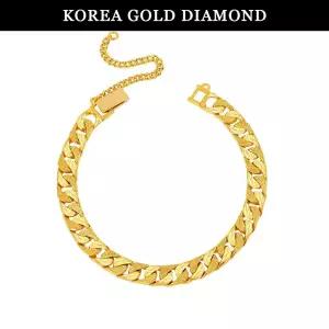 갤러리아 남자 순금 팔찌 면 콤비 컷팅 체인 24K 37.5g