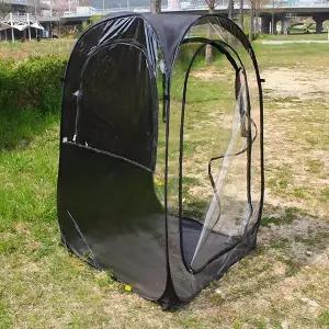 [칼루스]낚시 방풍텐트 블랙 원터치 캠핑 자동 바람막이 그늘막 바다 얼음 민물