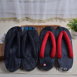 코스프레 일본 나막신 게다 신발 쪼리 코디 슬리퍼 남성용 티류으스