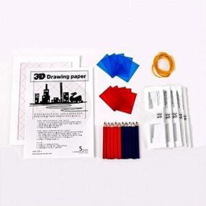 [STEAM과학] 3D 안경 만들기+3D 드로잉 페이퍼 (5명 1SET)_05108