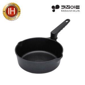 국산 키친아트 휴브 트리플팬 미니냄비 편수냄비 멀티팬 IH인덕션 겸용 20cm