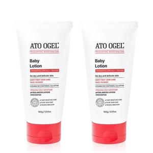 아토오겔  베이비 유아로션 키즈 어린이 신생아 유아 바디로션 아기 로션 160g x 2개