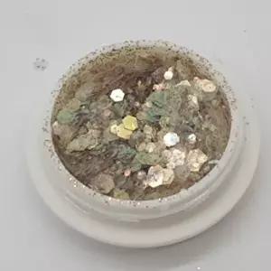 네일반짝이 스팽글 화이트골드 네일글리터-WFG5TIB