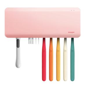 왕타 바이올렛 욕실 가정용칫솔 살균 건조기 핑크