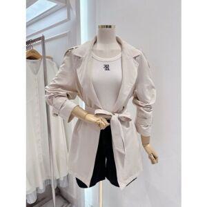 [갤러리아] [ab.f.z]오버핏 하프 트렌치코트(ATZ1HR01C)