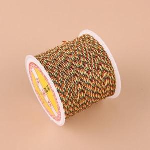 꼬임 황금오색실 매듭팔찌실 매듭공예 부자재 DIY