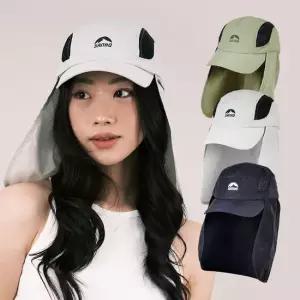 산로 남녀공용 등산모자 탈부착 햇빛가리개 메쉬 캡 모자 햇빛 자외선 차단