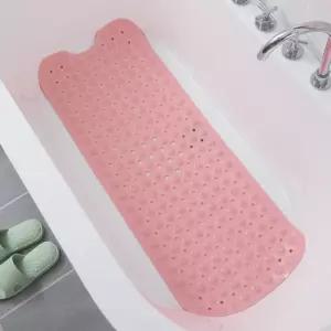타일흡착 미끄럼방지 욕조 욕실매트(40x100cm) (라이트핑크)/화장실/매트/미끄럼/방지/욕실/발판/발/바닥