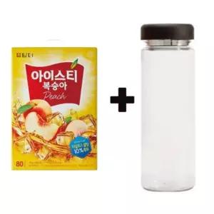 담터 복숭아 아이스티 80Tx1개+워터보틀/복숭아/홍차/홈카페/분말/스틱/간편한/음료수/시원한