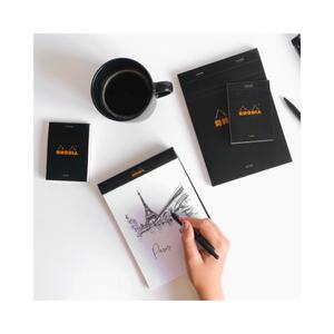 로디아 노트 블랙 메모패드 NO.16 격자 무지 줄지 14.8x21 A5